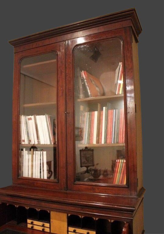 Mahogany Library. England XIX Century-photo-3