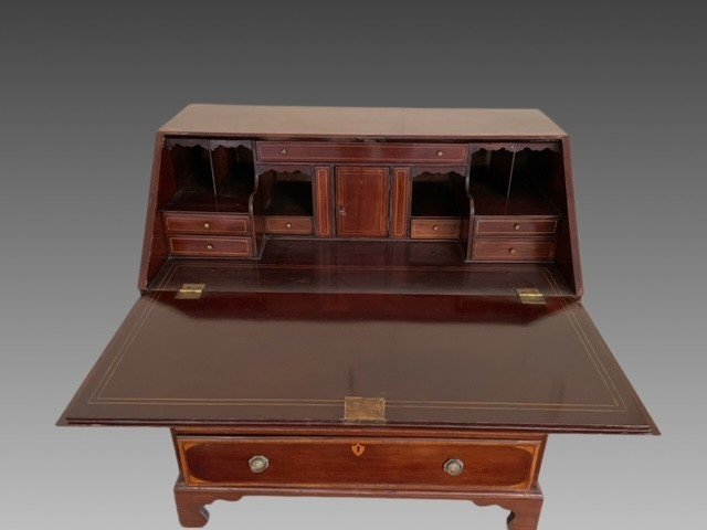 Commode Bureau à Tiroirs, Angleterre, 19e Siècle-photo-3