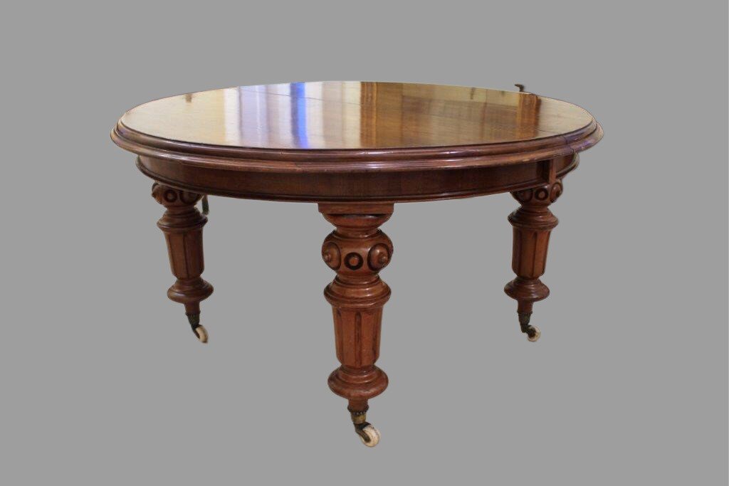 Round Mahogany Table, Victorian Period