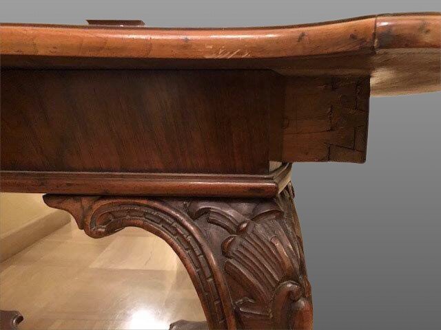 Walnut Extendable Table-photo-3