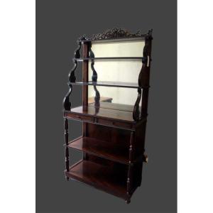 Etagere In Mahogany, Louis Philippe, 19th Centur