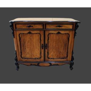 Walnut Briar Sideboard With Two Doors