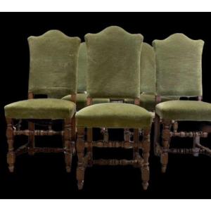 Set Of Eight Renaissance Style Chairs