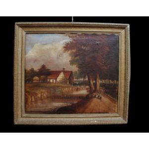 Peinture à l'huile sur toile