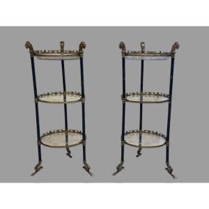 Paire de gueridon
