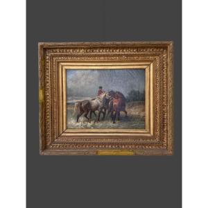 Tabluaux l'Huile Sur panneau