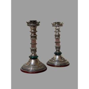 Paire de Chandeliers 