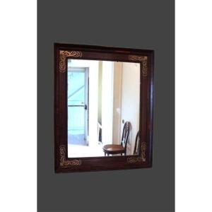 Miroir En Tortue Et Laiton