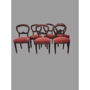 Six Chaises Victoriennes