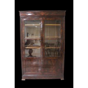 Showcase With Two Doors In Mahogany