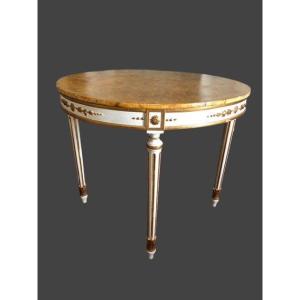 Lacquered And Gilt Center Table