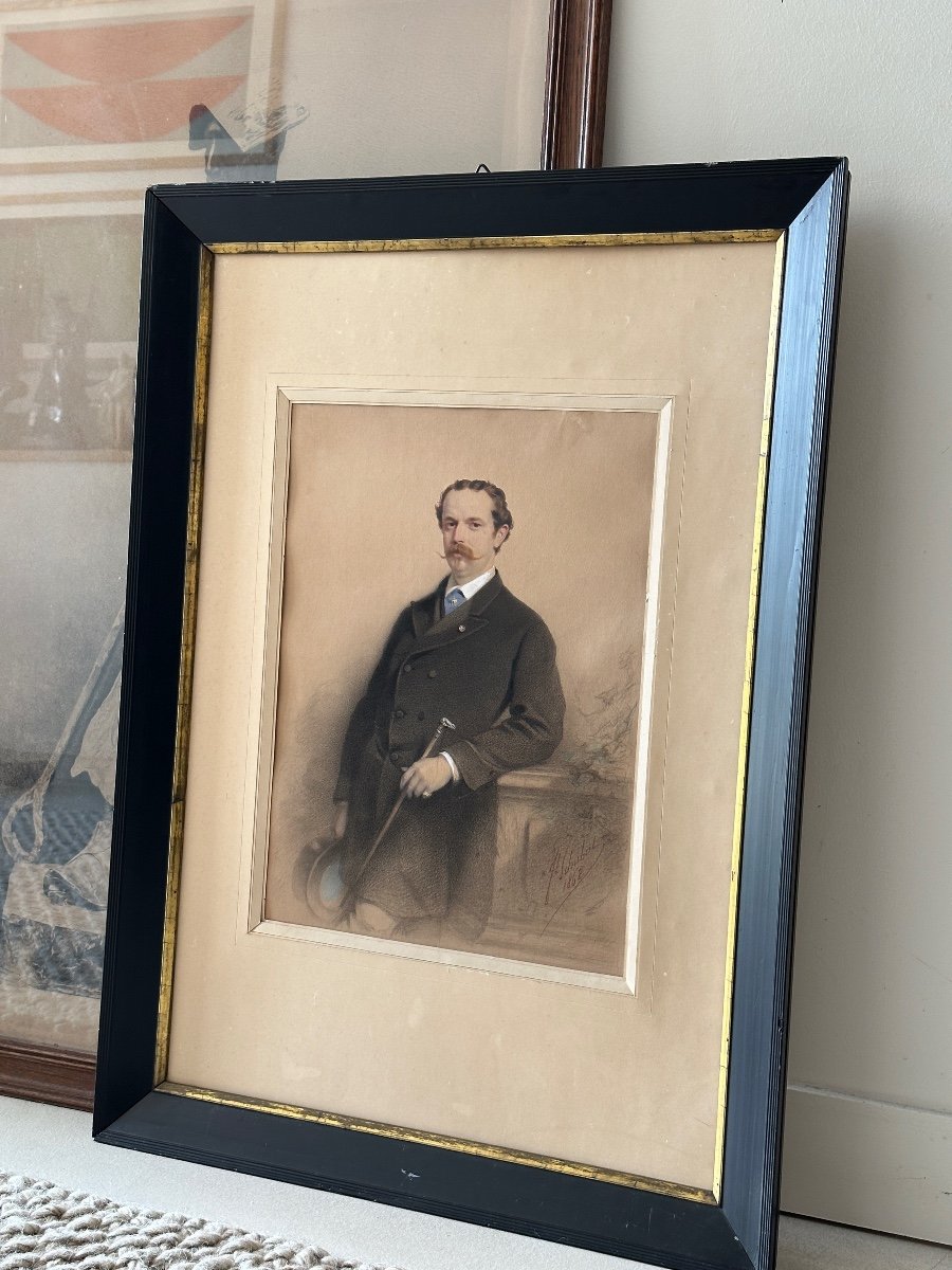 Portrait d'homme - J. Schubert -1868-photo-2