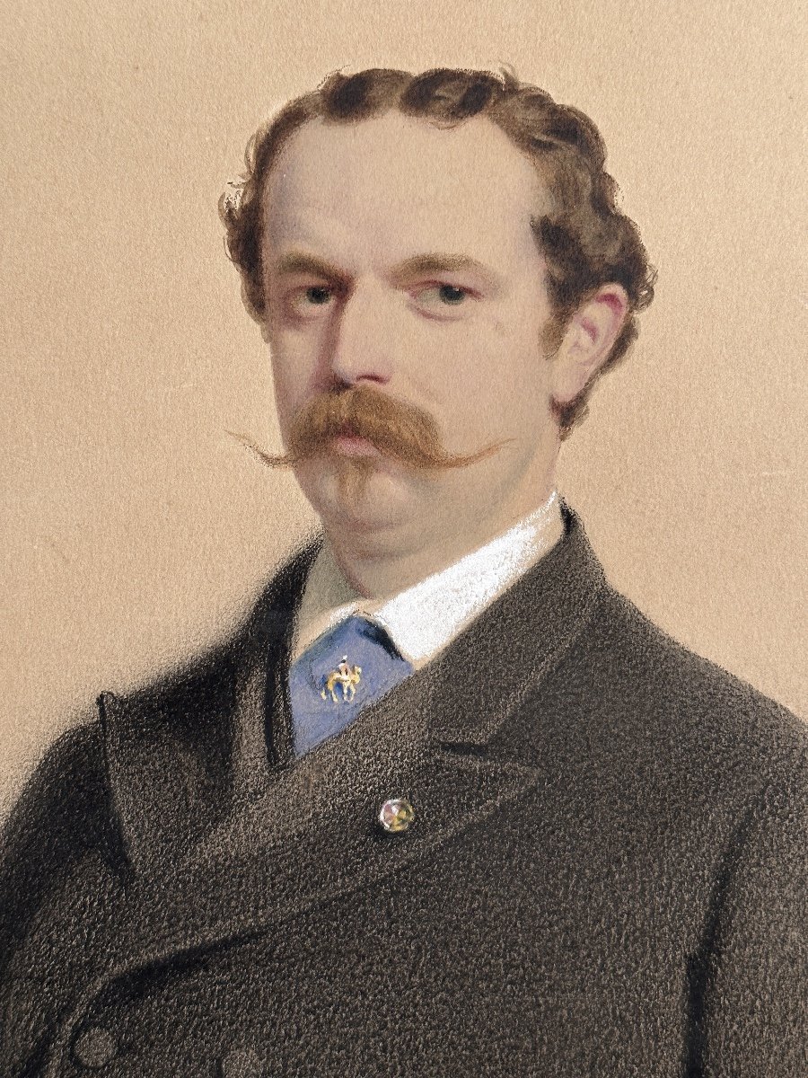 Portrait d'homme - J. Schubert -1868-photo-4