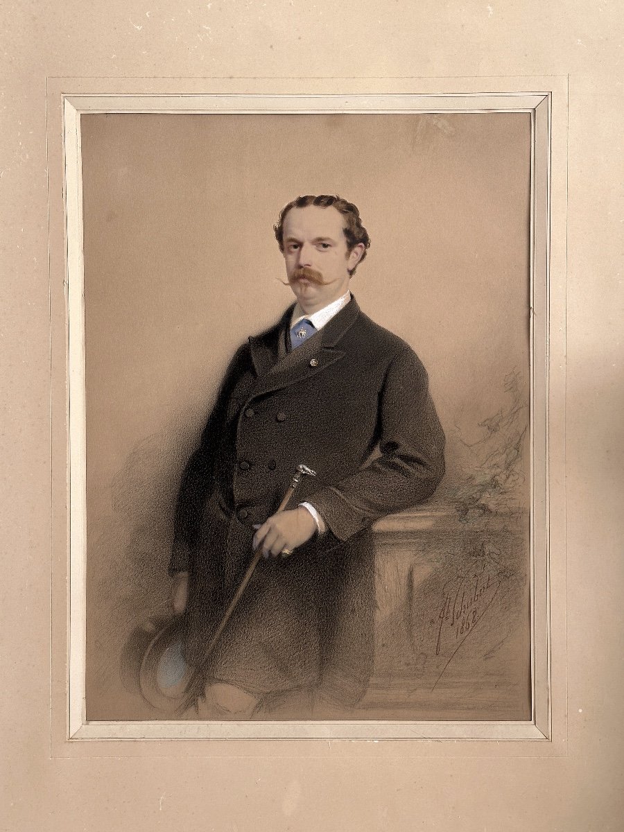 Portrait d'homme - J. Schubert -1868-photo-1
