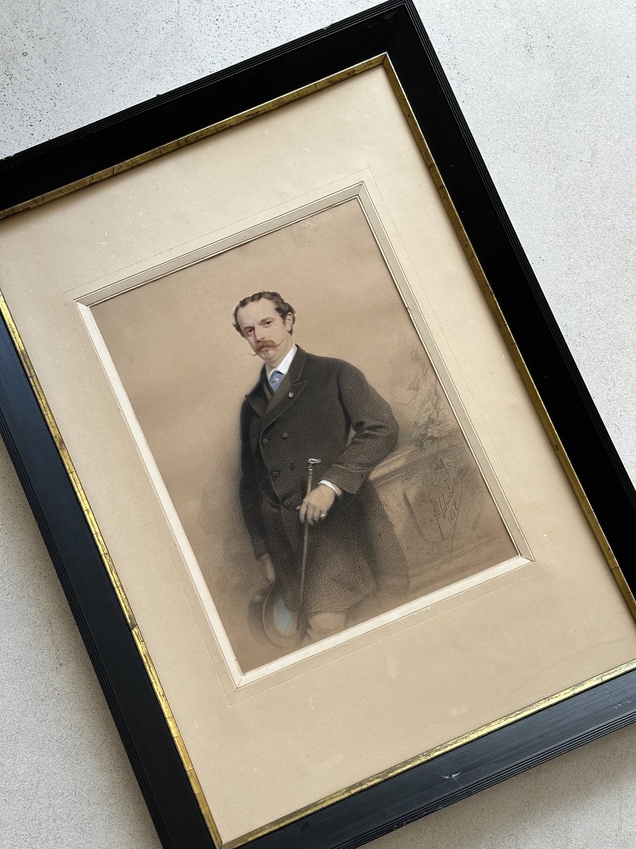 Portrait d'homme - J. Schubert -1868-photo-5