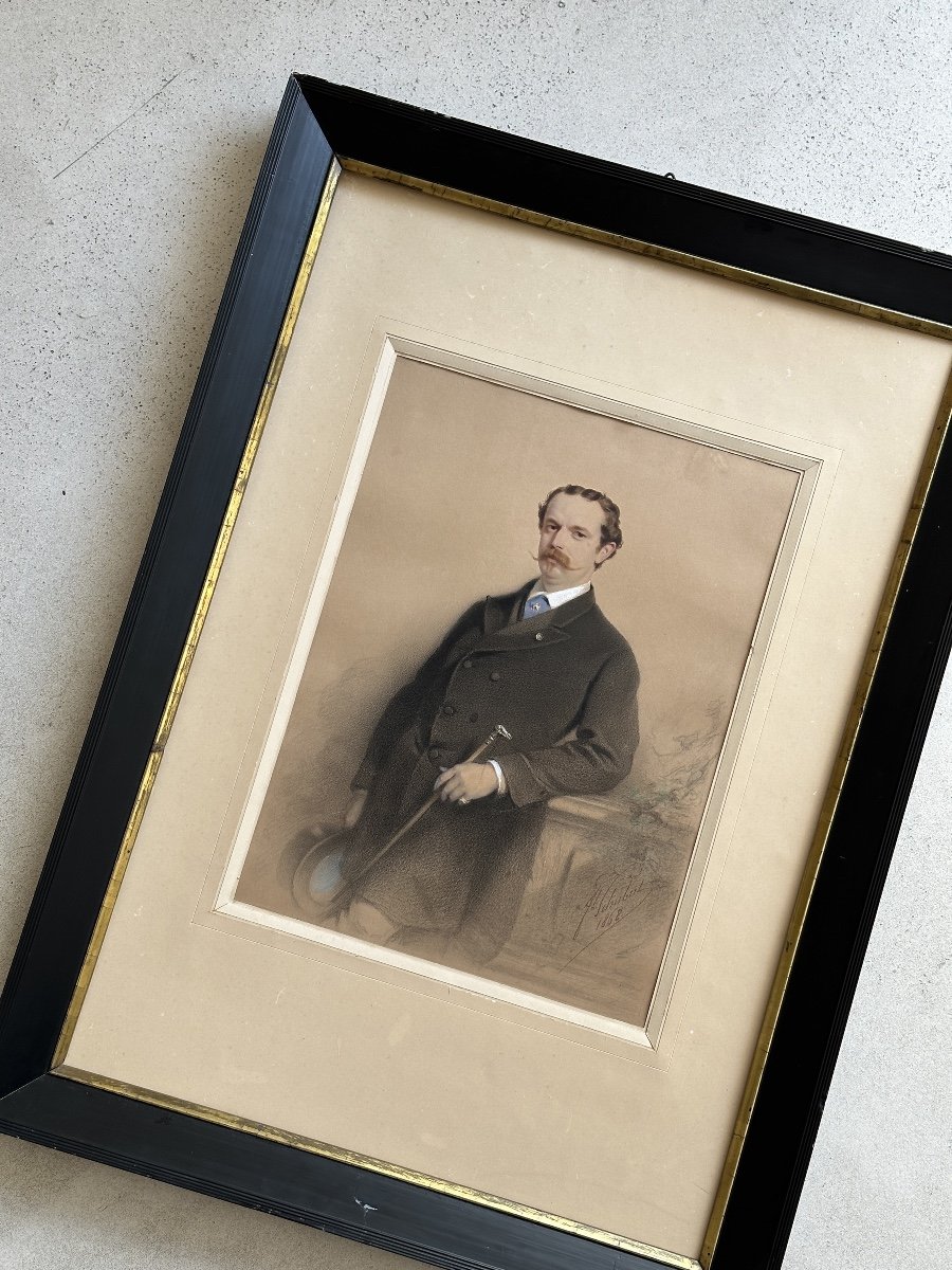 Portrait d'homme - J. Schubert -1868-photo-6