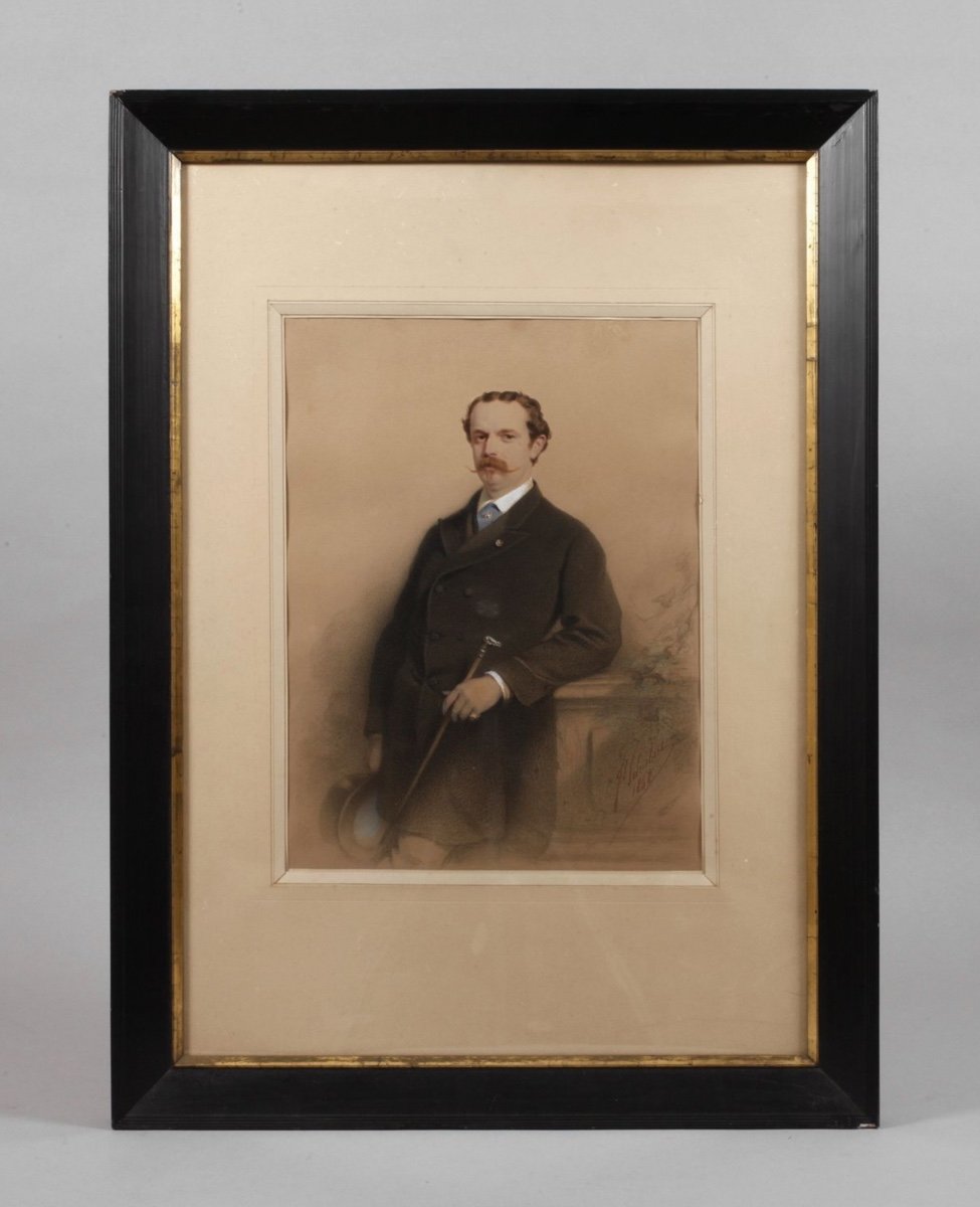 Portrait d'homme - J. Schubert -1868-photo-8