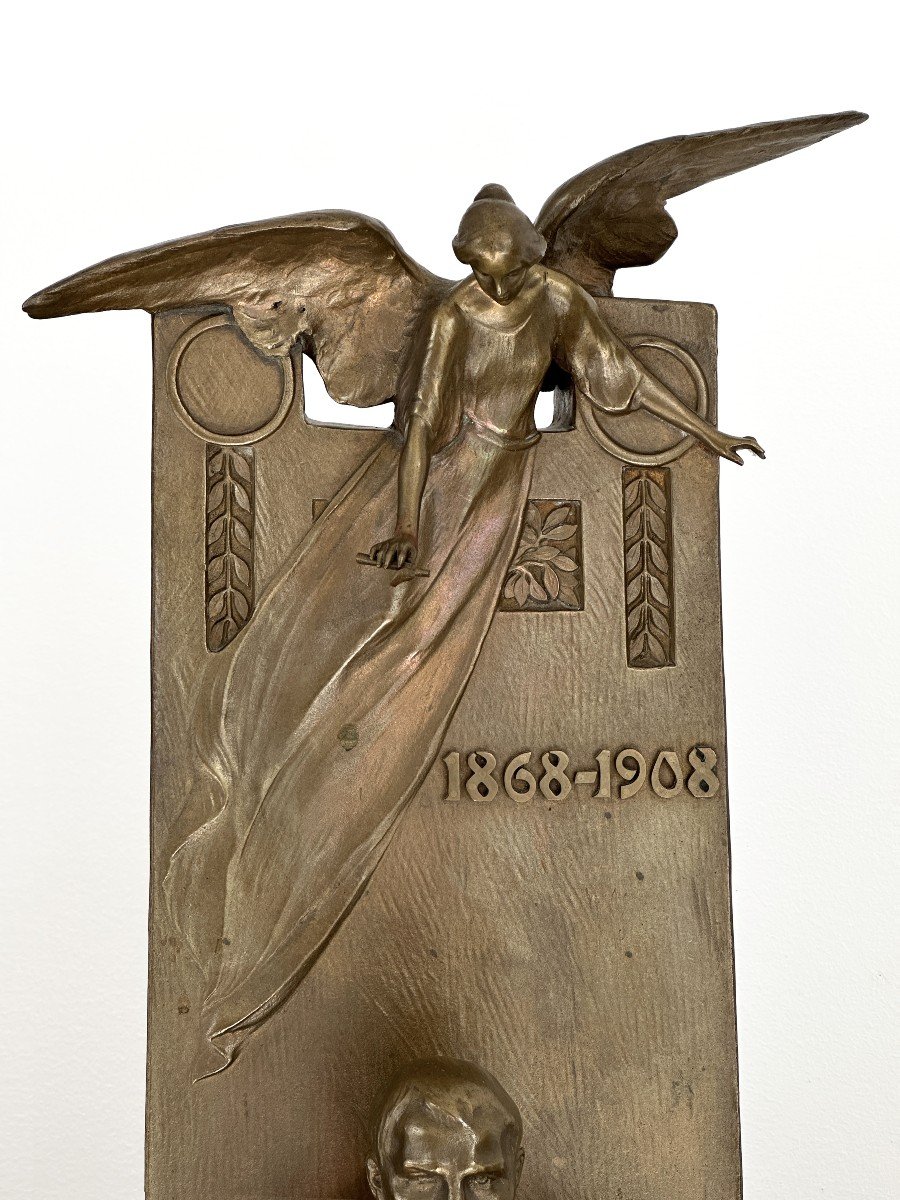 Monument To Workers - Hans Müller - Bronze-photo-5