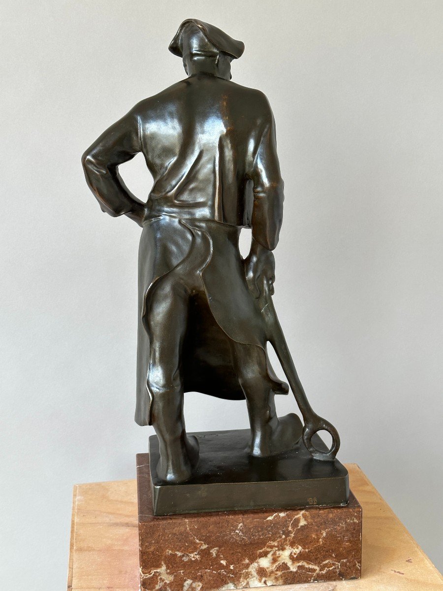 Le Marteleur - d&#039;apr&egrave;s Constantin Meunier - Bronze-photo-4