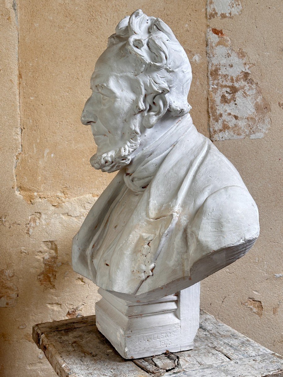 J. Willems - Bust Of M. De Meester De Bocht, 1875.-photo-3