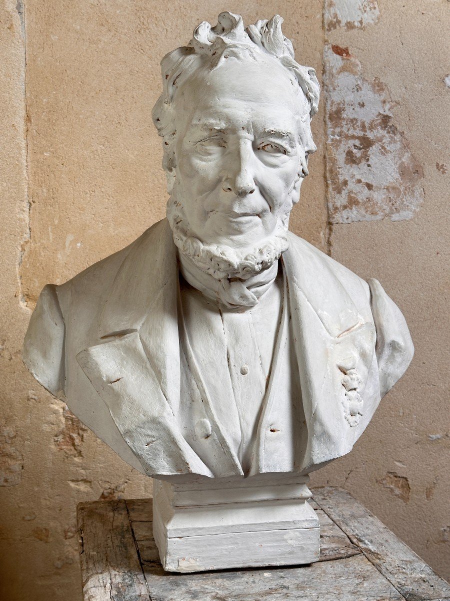 J. Willems - Bust Of M. De Meester De Bocht, 1875.-photo-3