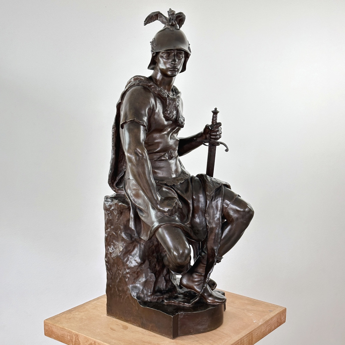 Paul Dubois - Military Courage - Barbedienne Bronze