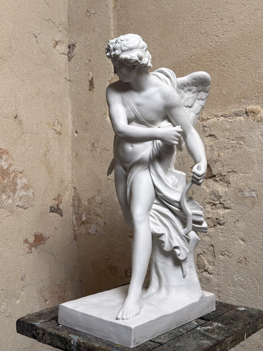 Cupid - After Simon-louis Boizot - Sèvres Biscuit-photo-3
