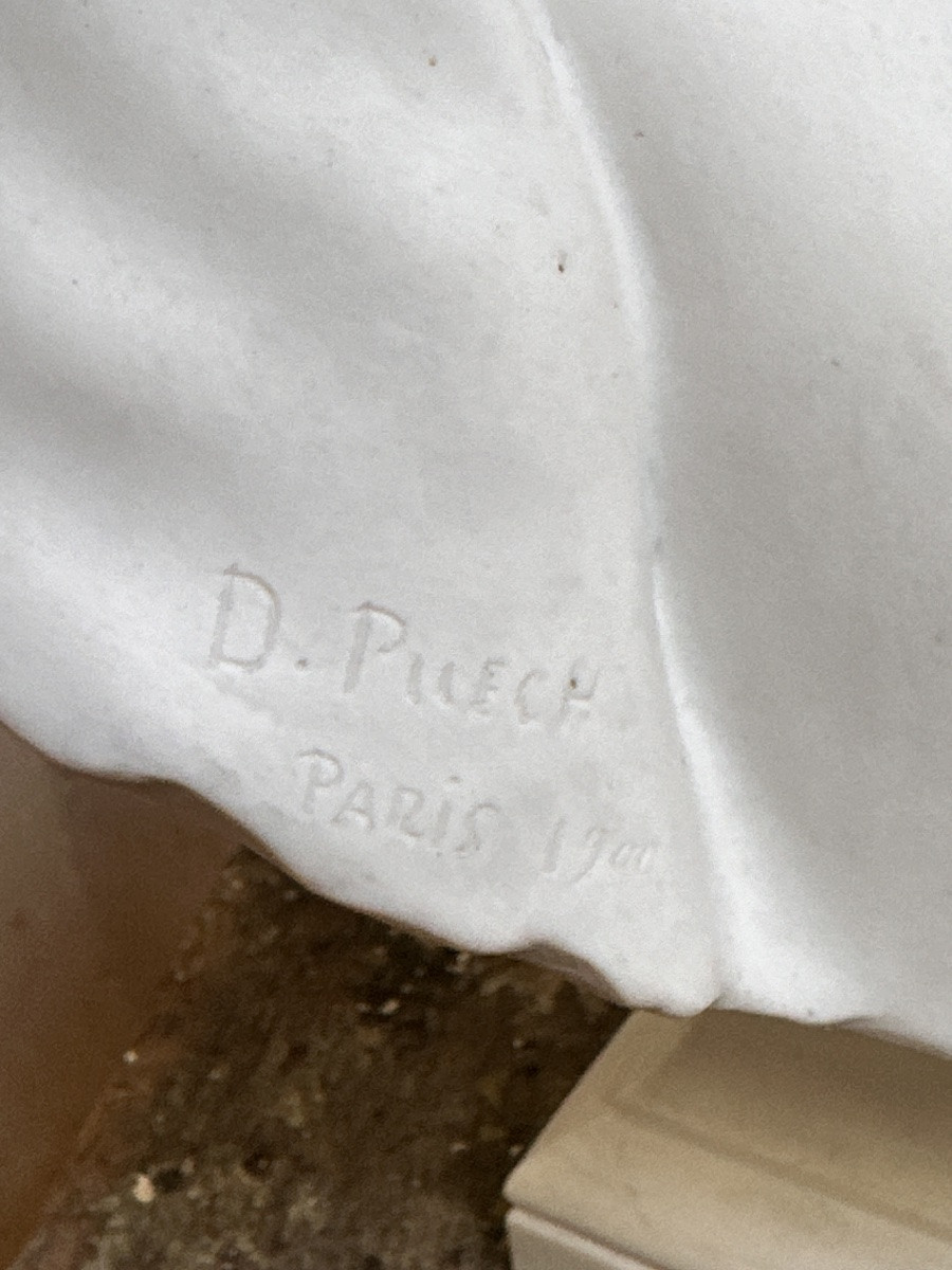 Buste du PR Loubet - Denys Puech - Biscuit de Sèvres-photo-6