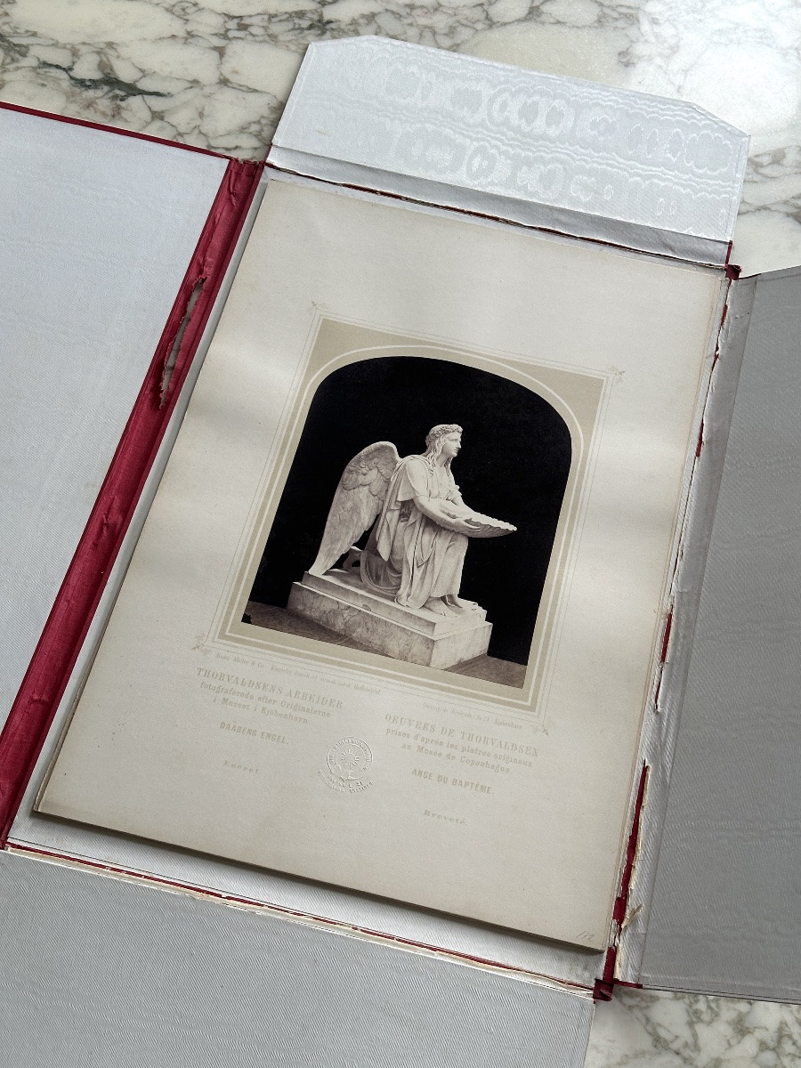 Bertel Thorvaldsen - Portfolio Of 8 Albumen Prints By Budtz Müller (1837-1884)-photo-3