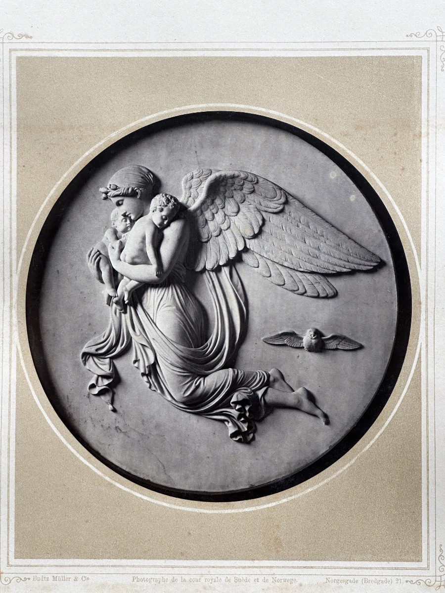 Bertel Thorvaldsen - Portfolio Of 8 Albumen Prints By Budtz Müller (1837-1884)-photo-4