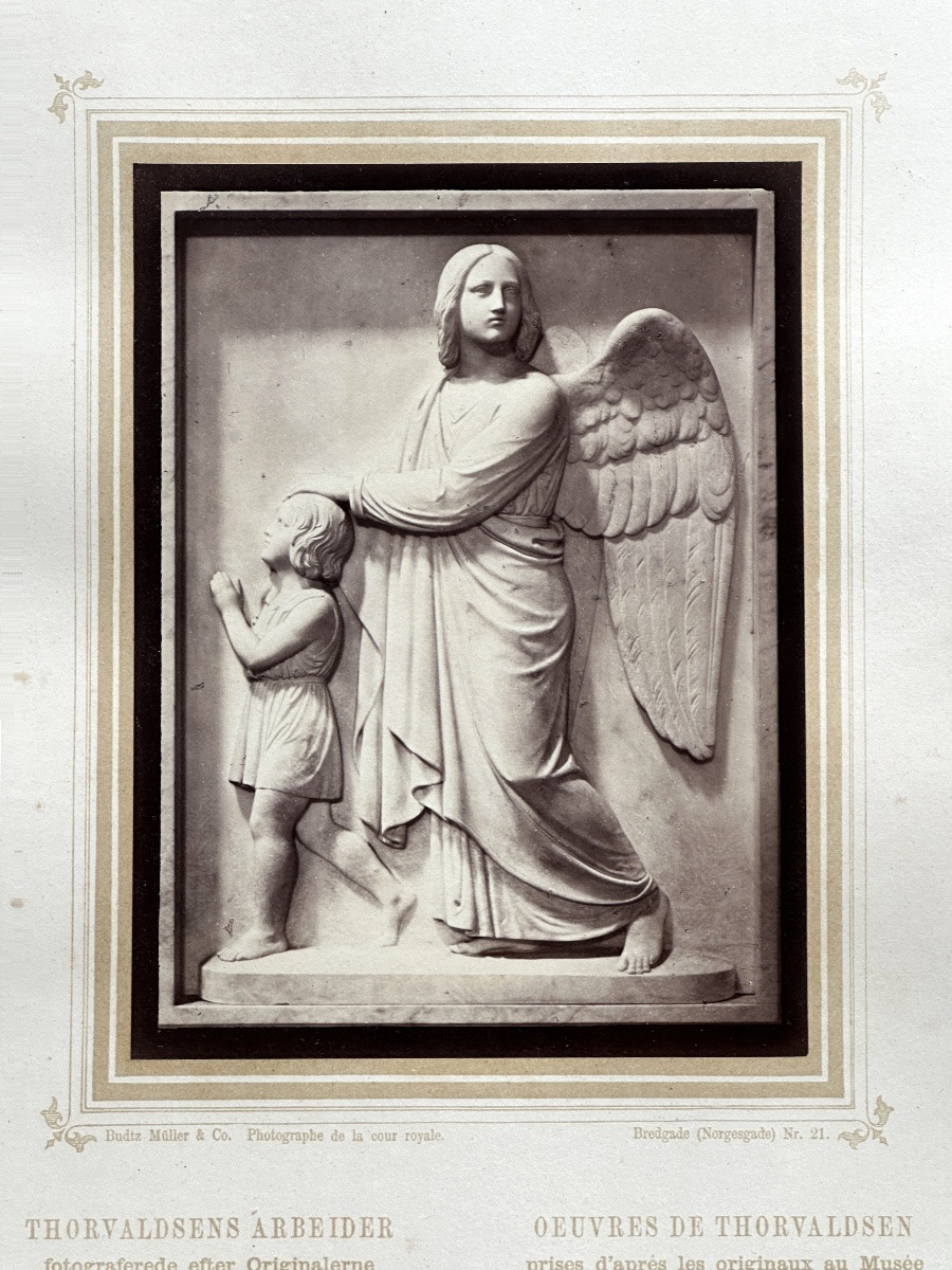 Bertel Thorvaldsen - Portfolio Of 8 Albumen Prints By Budtz Müller (1837-1884)-photo-3