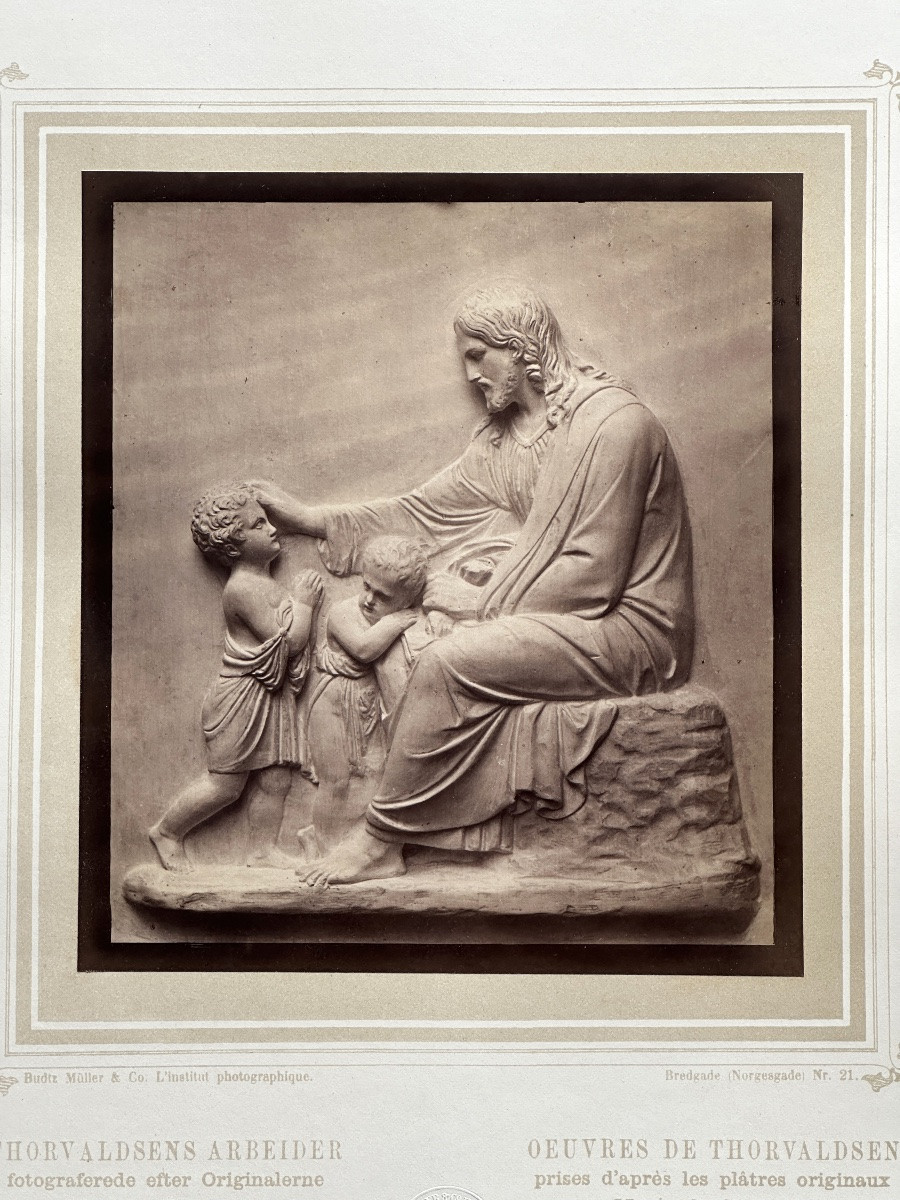 Bertel Thorvaldsen - Portfolio Of 8 Albumen Prints By Budtz Müller (1837-1884)-photo-4