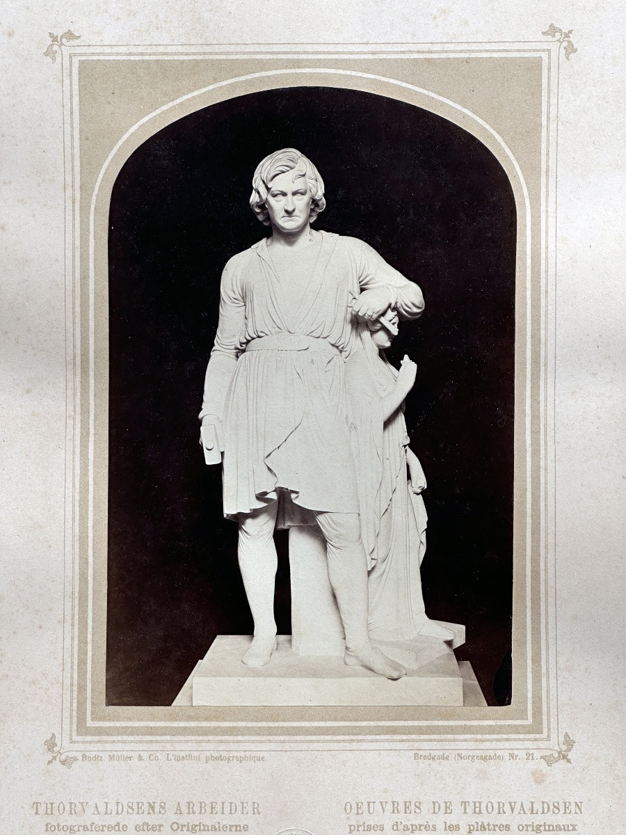 Bertel Thorvaldsen - Portfolio Of 8 Albumen Prints By Budtz Müller (1837-1884)-photo-5