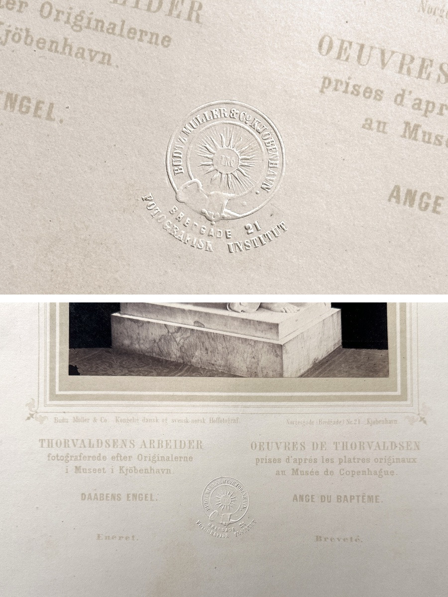 Bertel Thorvaldsen - Portfolio Of 8 Albumen Prints By Budtz Müller (1837-1884)-photo-6