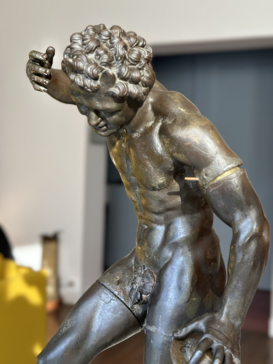 Dancing Faun - After The Antique - Bronze-photo-2