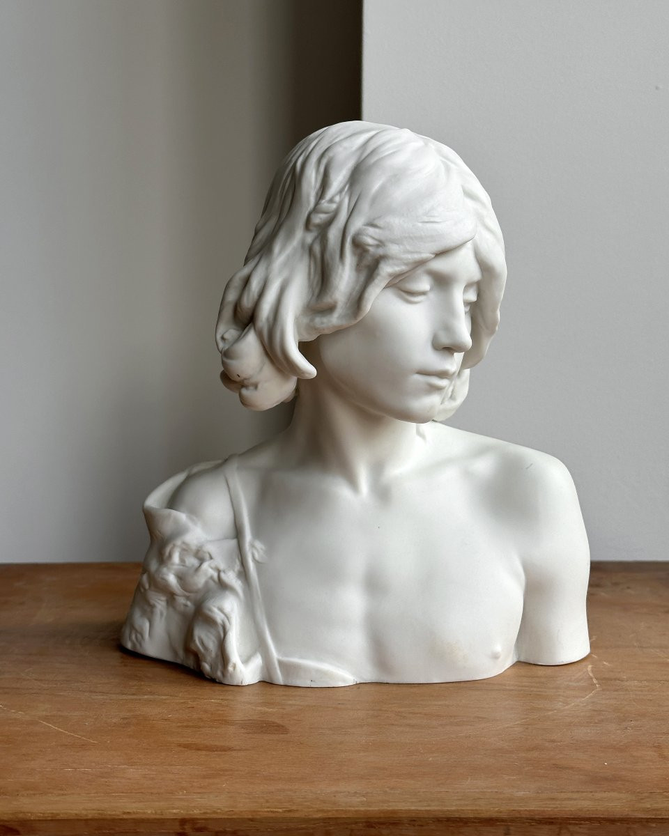 Saint Jean-Baptiste - Alfred Lenoir - Biscuit de Sèvres-photo-2