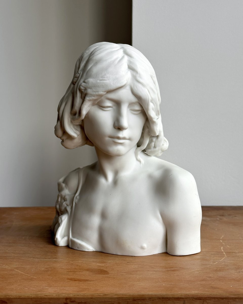 Saint Jean-Baptiste - Alfred Lenoir - Biscuit de Sèvres-photo-1