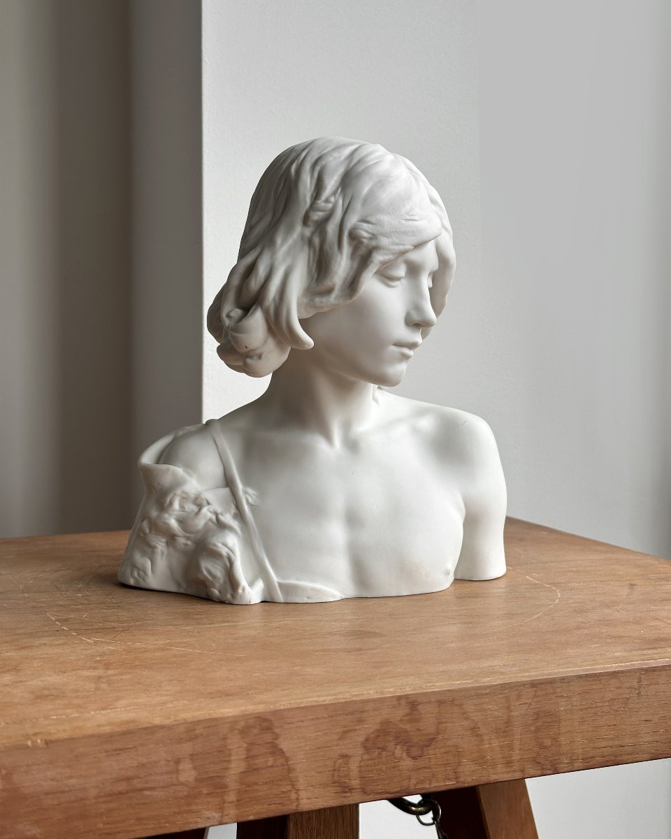 Saint Jean-Baptiste - Alfred Lenoir - Biscuit de Sèvres-photo-5