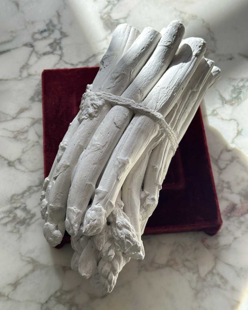 Hommage à Manet - Asperges en plâtre-photo-2