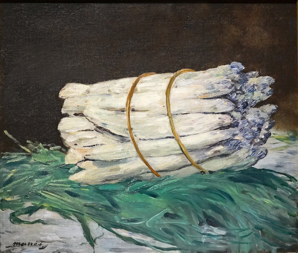 Hommage à Manet - Asperges en plâtre-photo-6