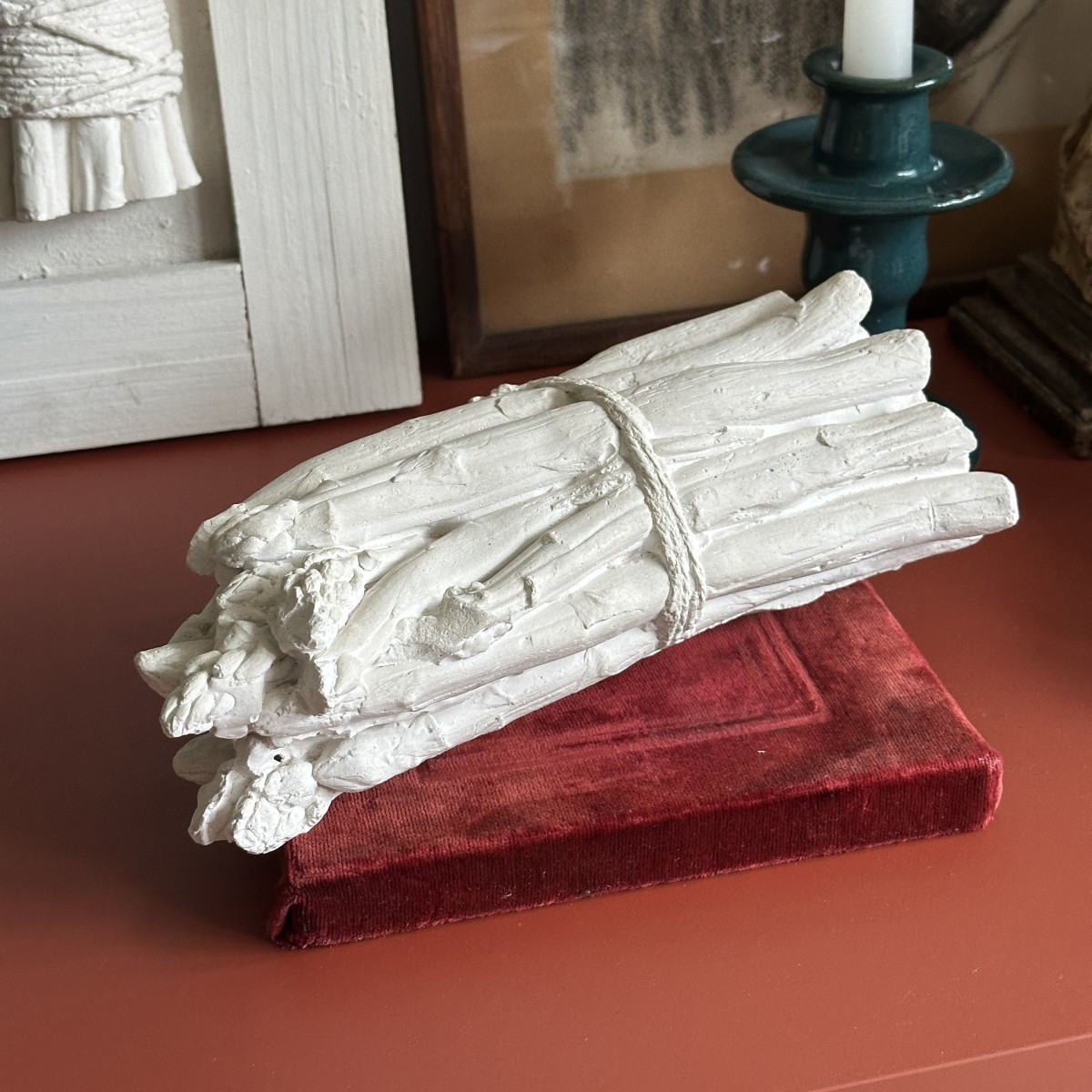 Hommage à Manet - Asperges en plâtre