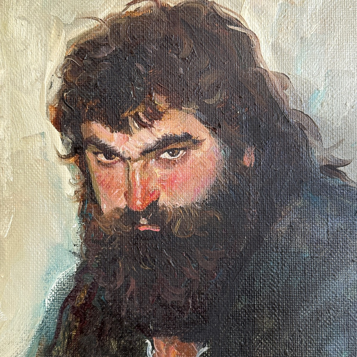 Portrait Of A Man - Anonymous - Oil On Canvas