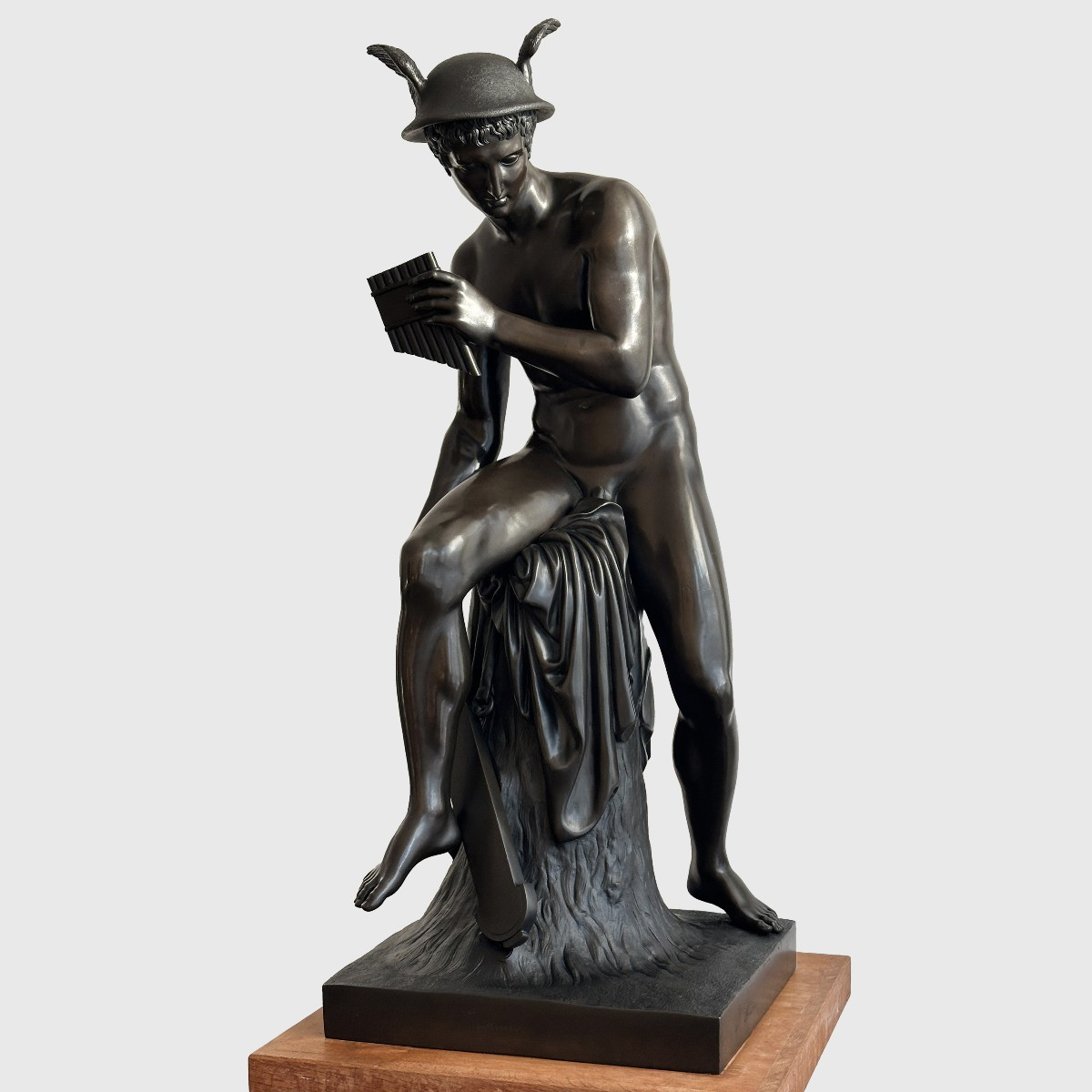 Mercure - Bertel Thorvaldsen - Grand bronze - Italie XIXe