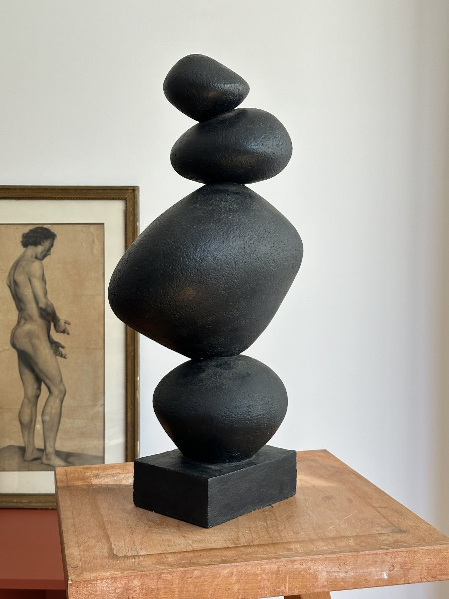 Sculpture Zen - Terre cuite - Anonyme-photo-2