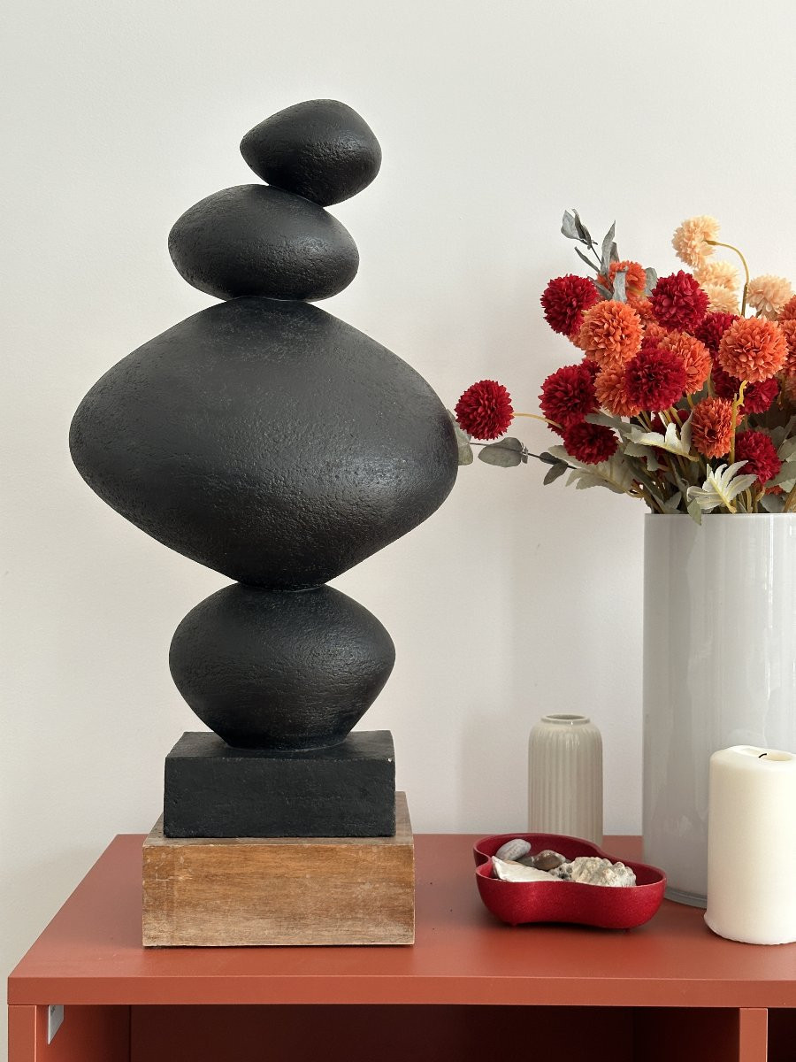 Sculpture Zen - Terre cuite - Anonyme-photo-6