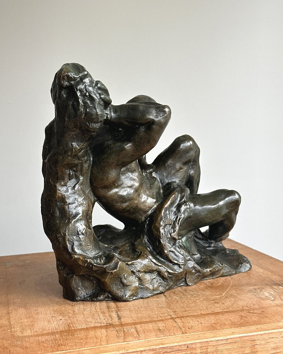 Hercules At Rest - Bronze - 20th Century-photo-1