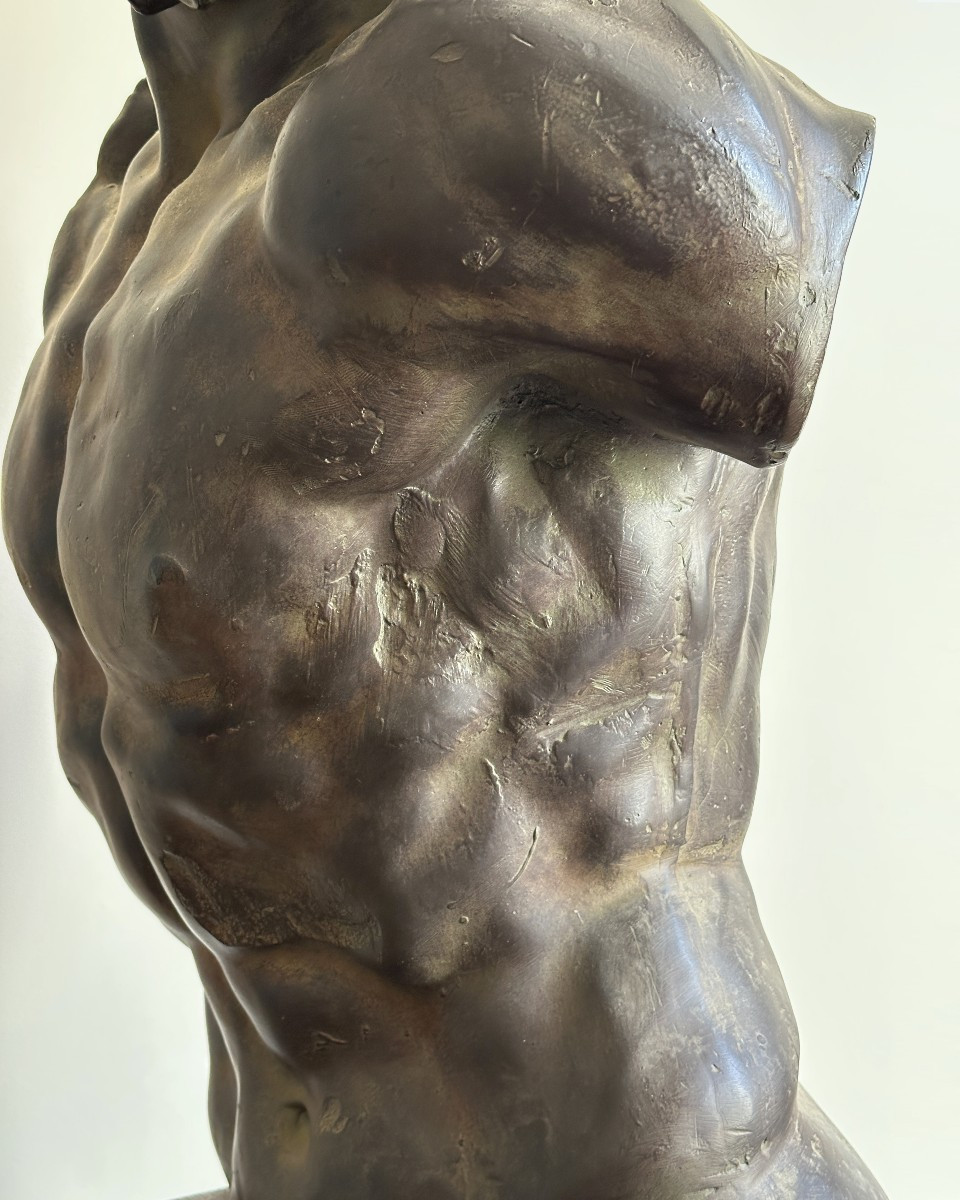 Laocoon - Grand buste en fibre de verre - d'après l'antique-photo-3
