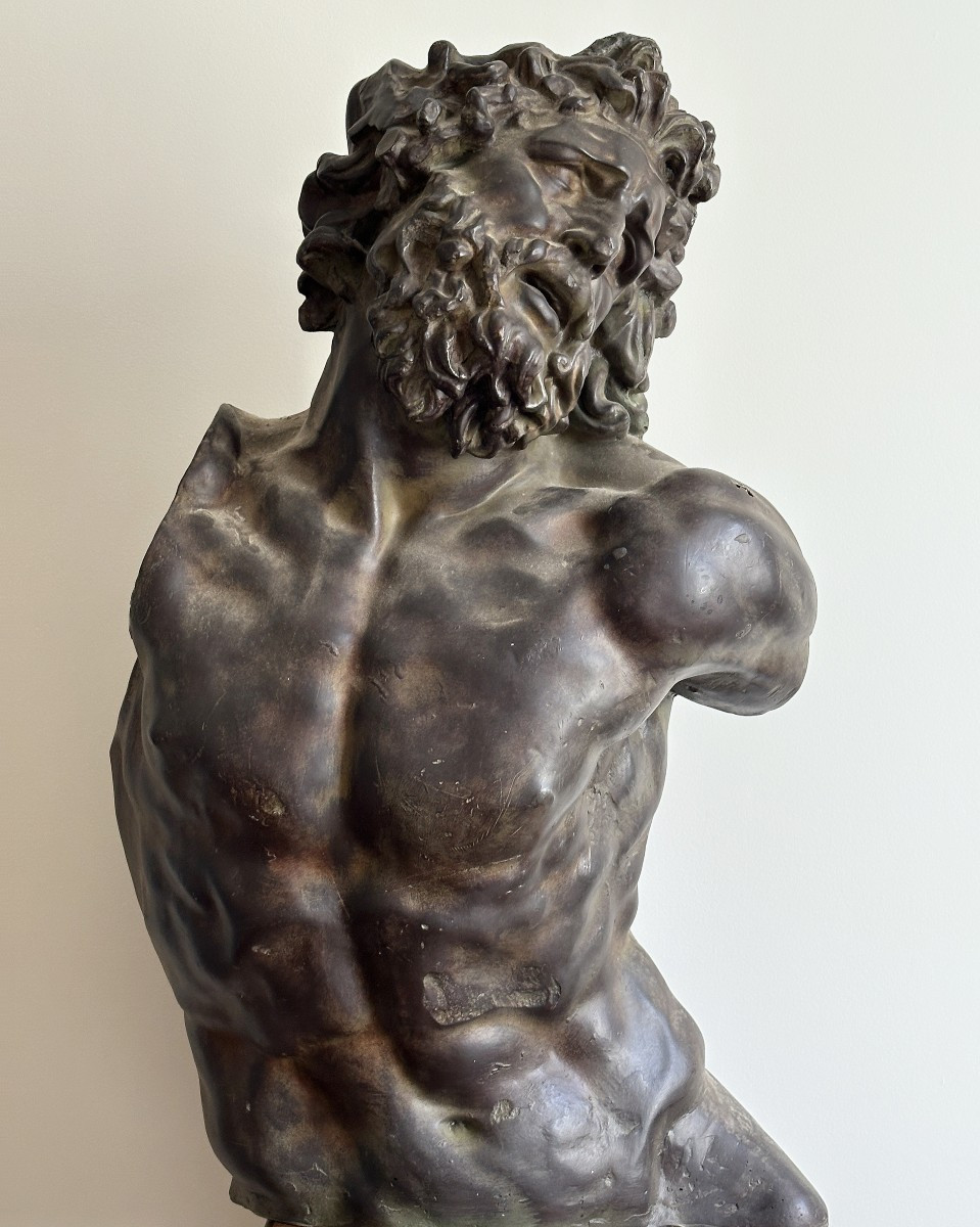 Laocoon - Grand buste en fibre de verre - d'après l'antique-photo-8