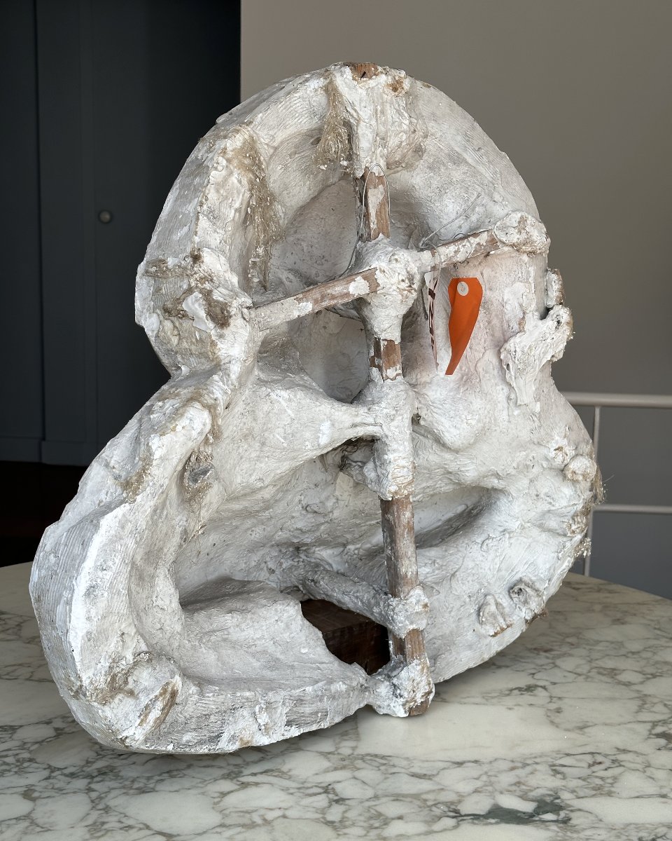 Salvator Mundi After Puget - Front Side Of The Mold From The Rmn Casting Workshop-photo-4