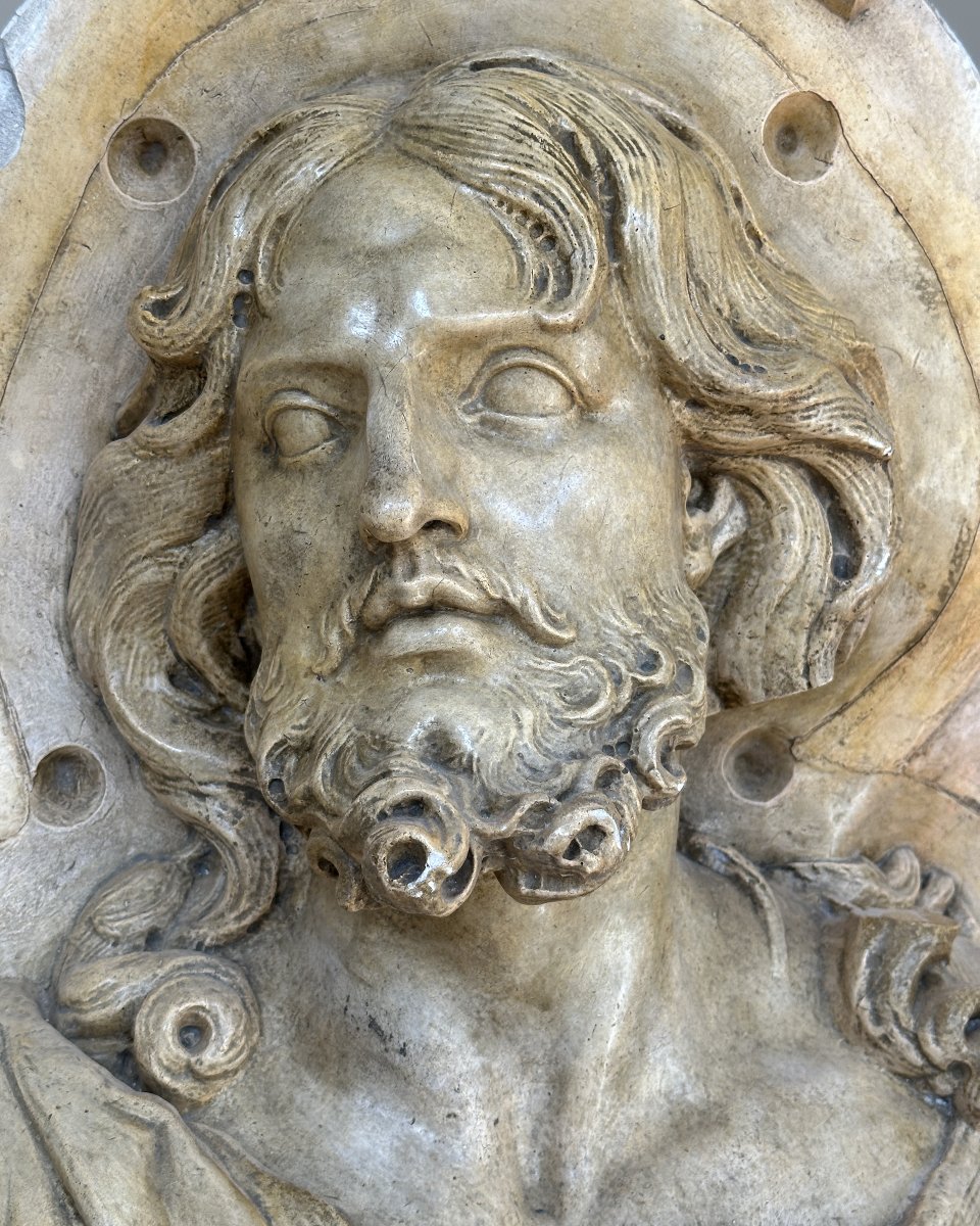 Salvator Mundi After Puget - Front Side Of The Mold From The Rmn Casting Workshop-photo-1